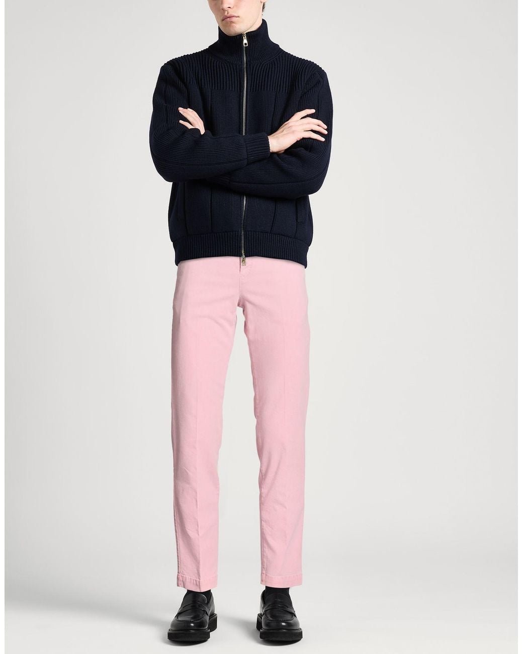 PT Torino Pink Pants Cotton, Lyocell, Elastane for men