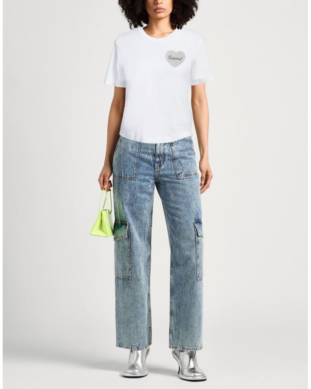 DSquared² White T-Shirt Cotton