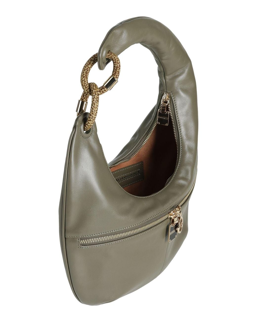 Borbonese Gray Shoulder Bag