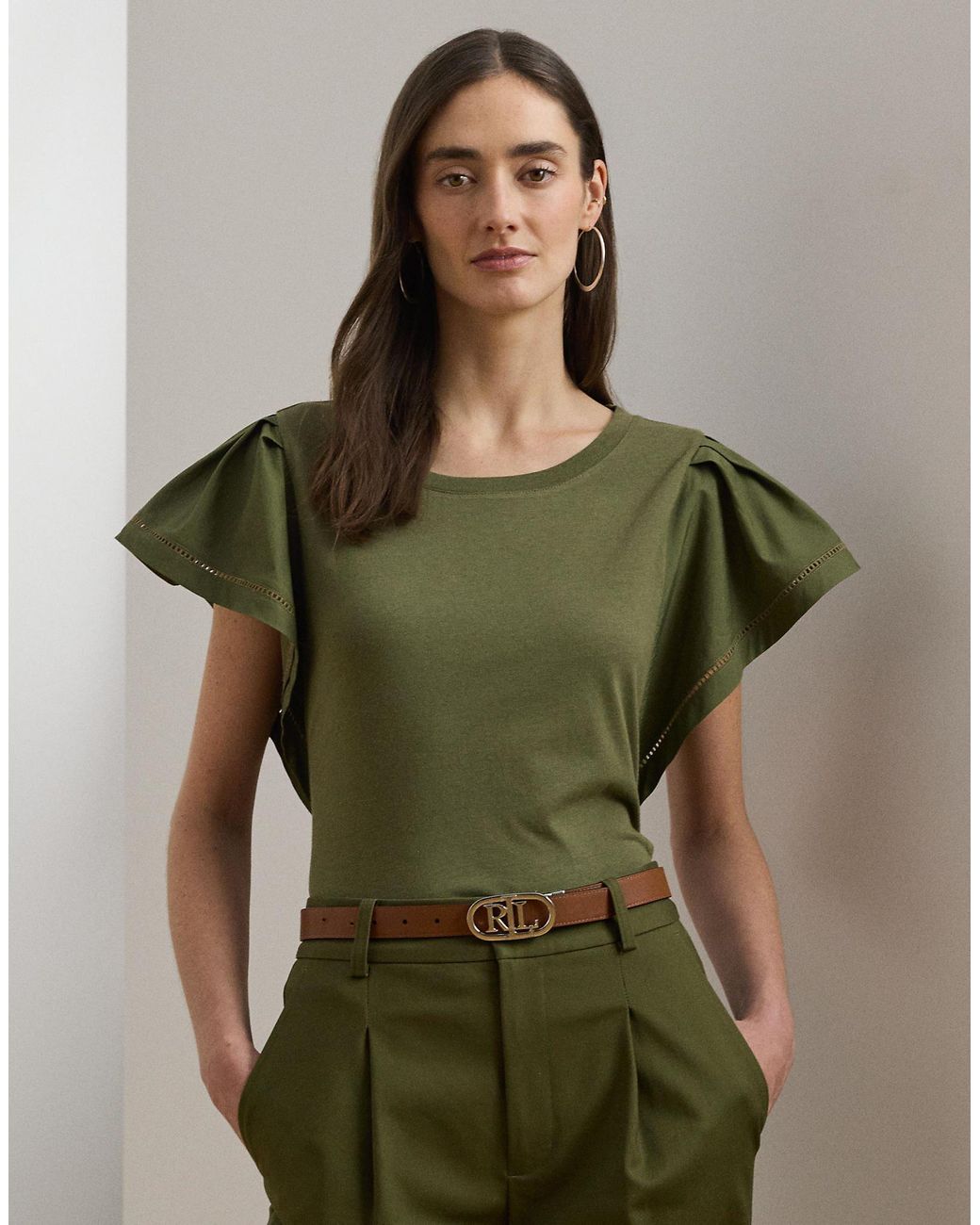 Ralph Lauren Green Top