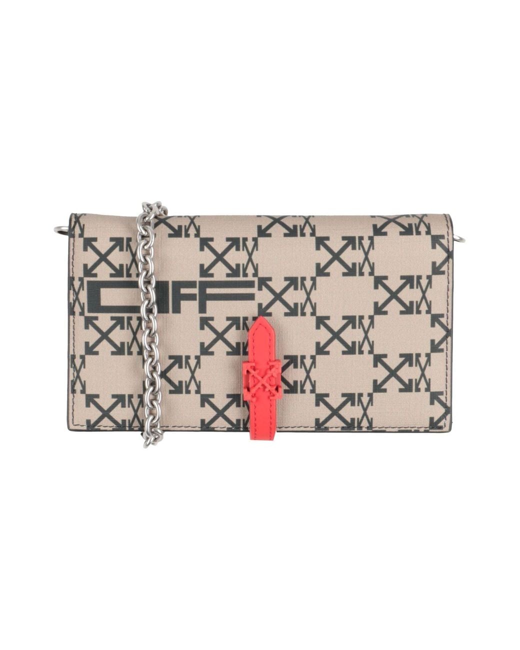 Off-White c/o Virgil Abloh Gray Wallet Soft Leather