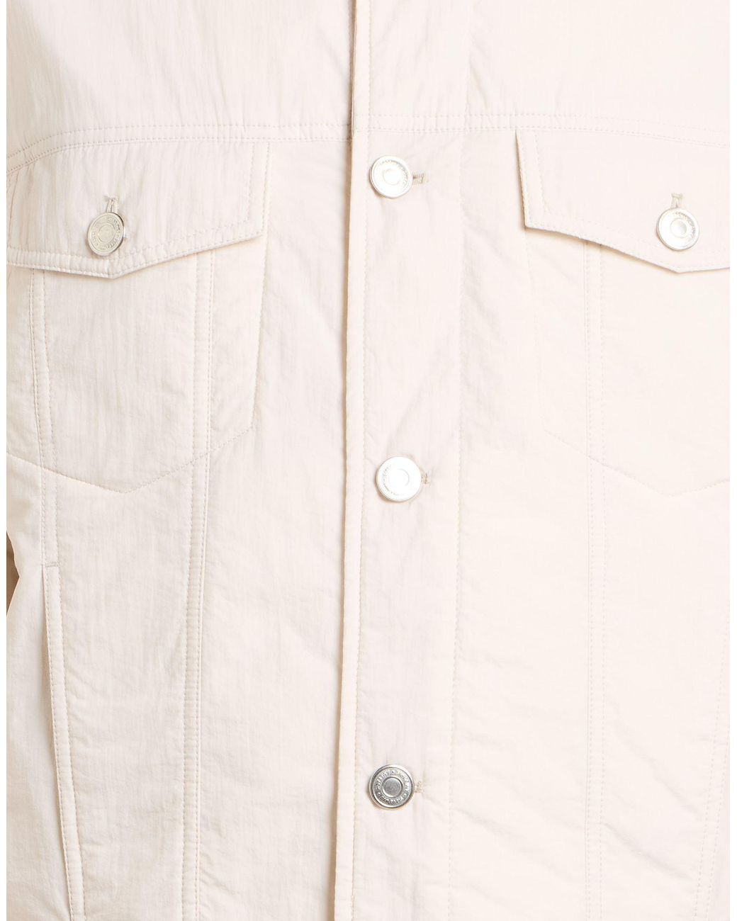 AMI Natural Ivory Jacket Polyamide for men