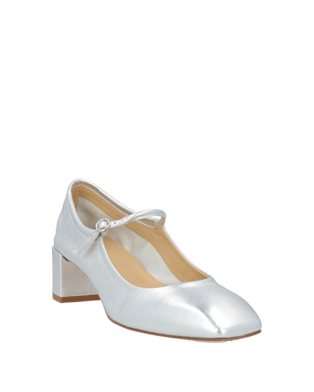 Aeyde White Pumps Leather