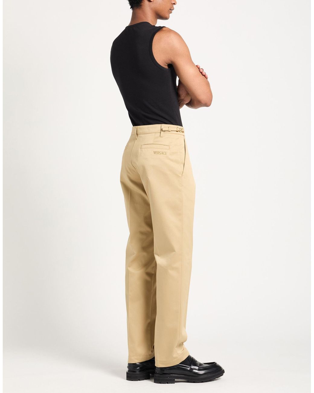 Versace Natural Trouser for men