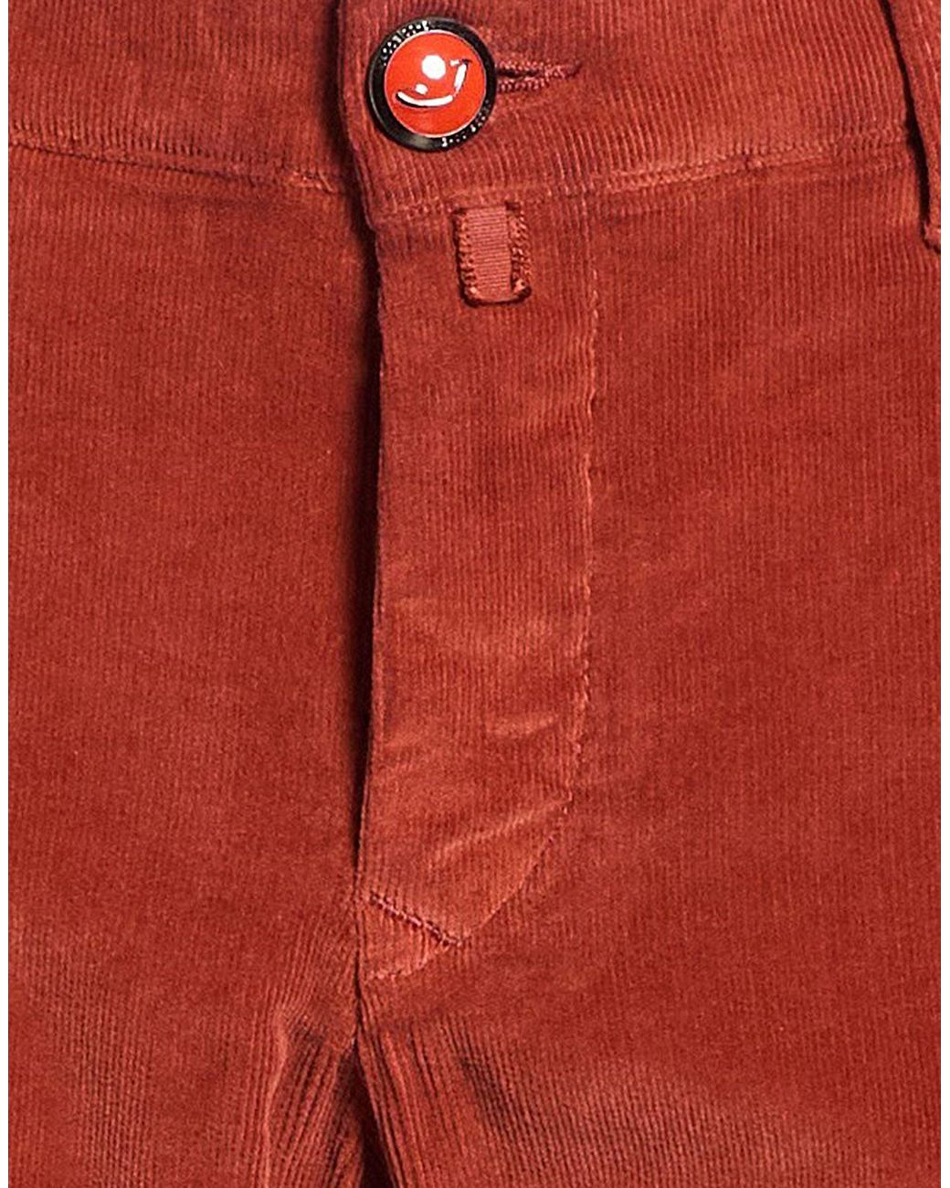 Jacob Cohen Red Pants for men