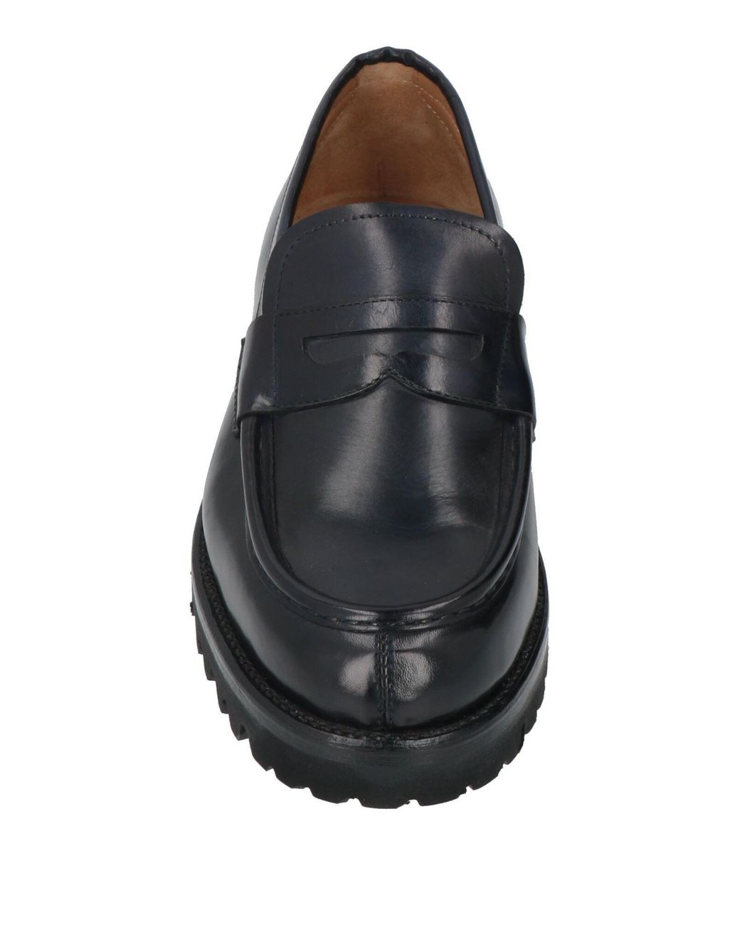 Testoni Black Midnight Loafers Leather for men