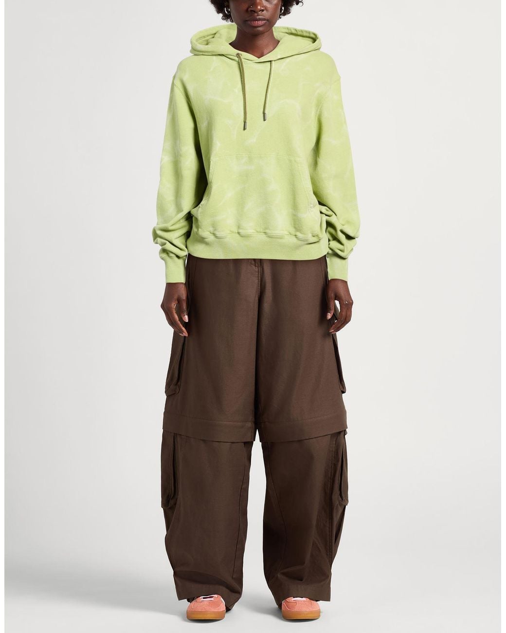 WOOD WOOD Green Light Sweatshirt Cotton