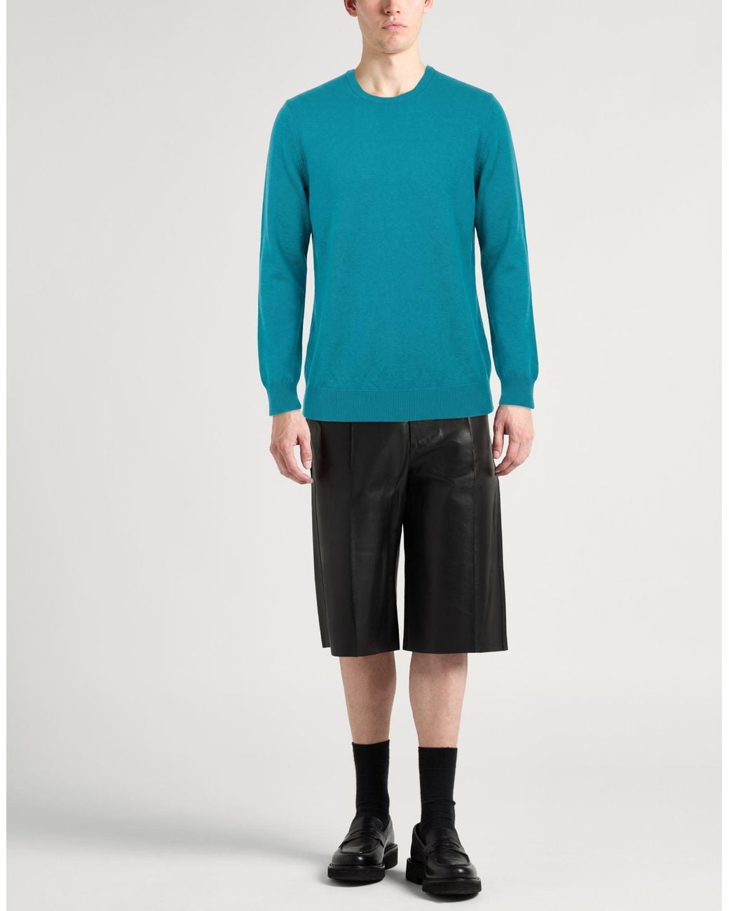 Pullover di Moorer in Blue da Uomo