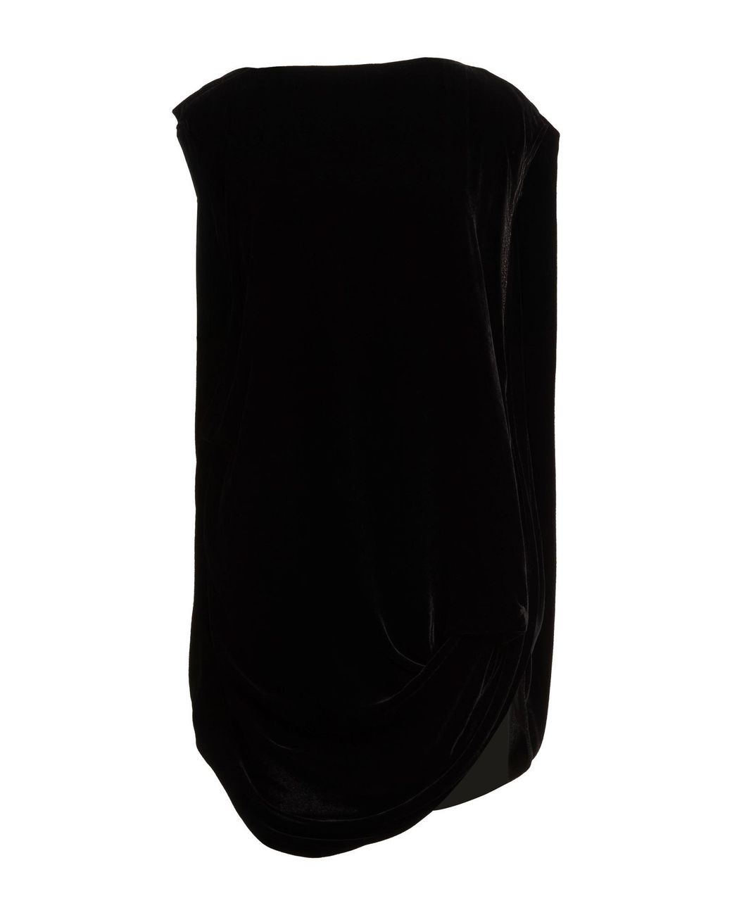 Rick Owens Black Top Viscose, Silk