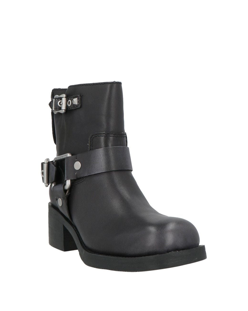 Ash Black Ankle Boots