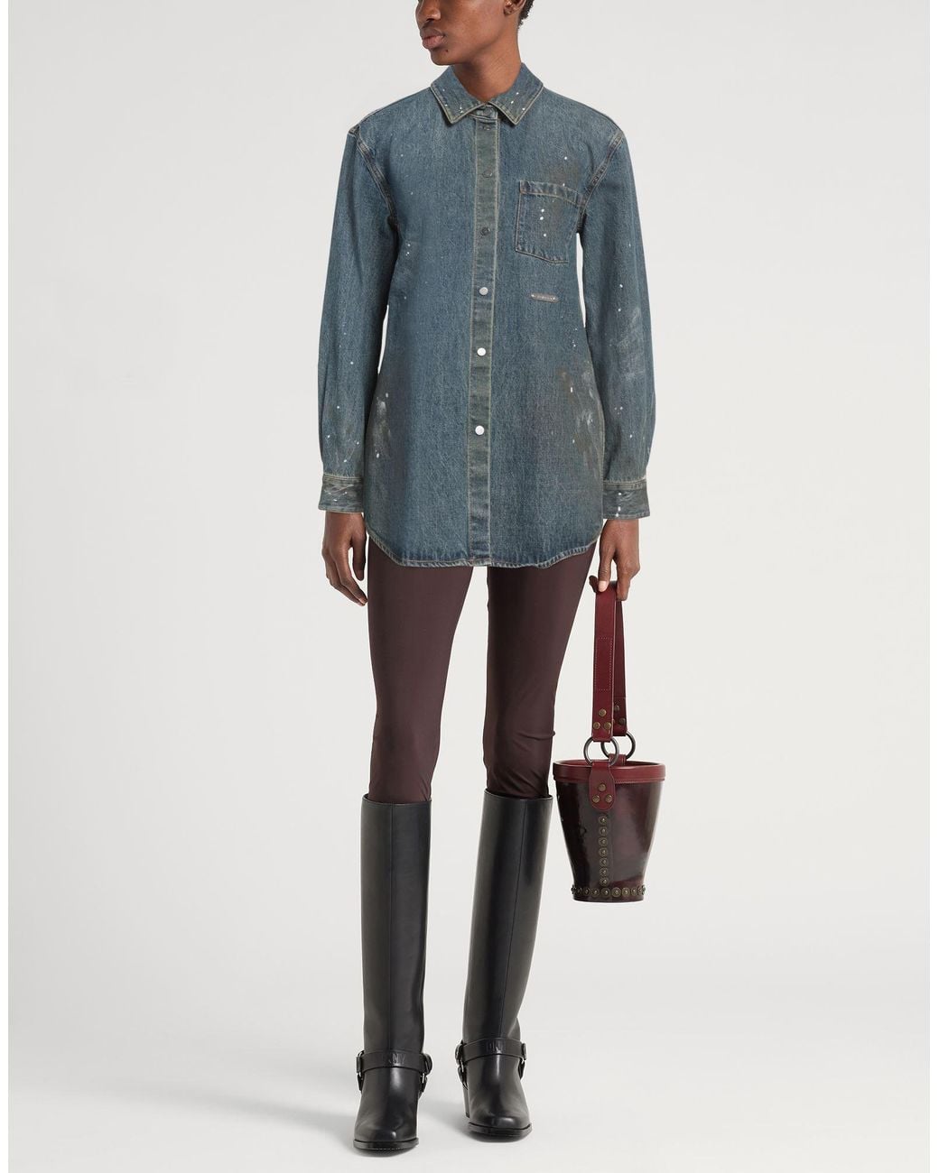 Helmut Lang Blue Denim Shirt