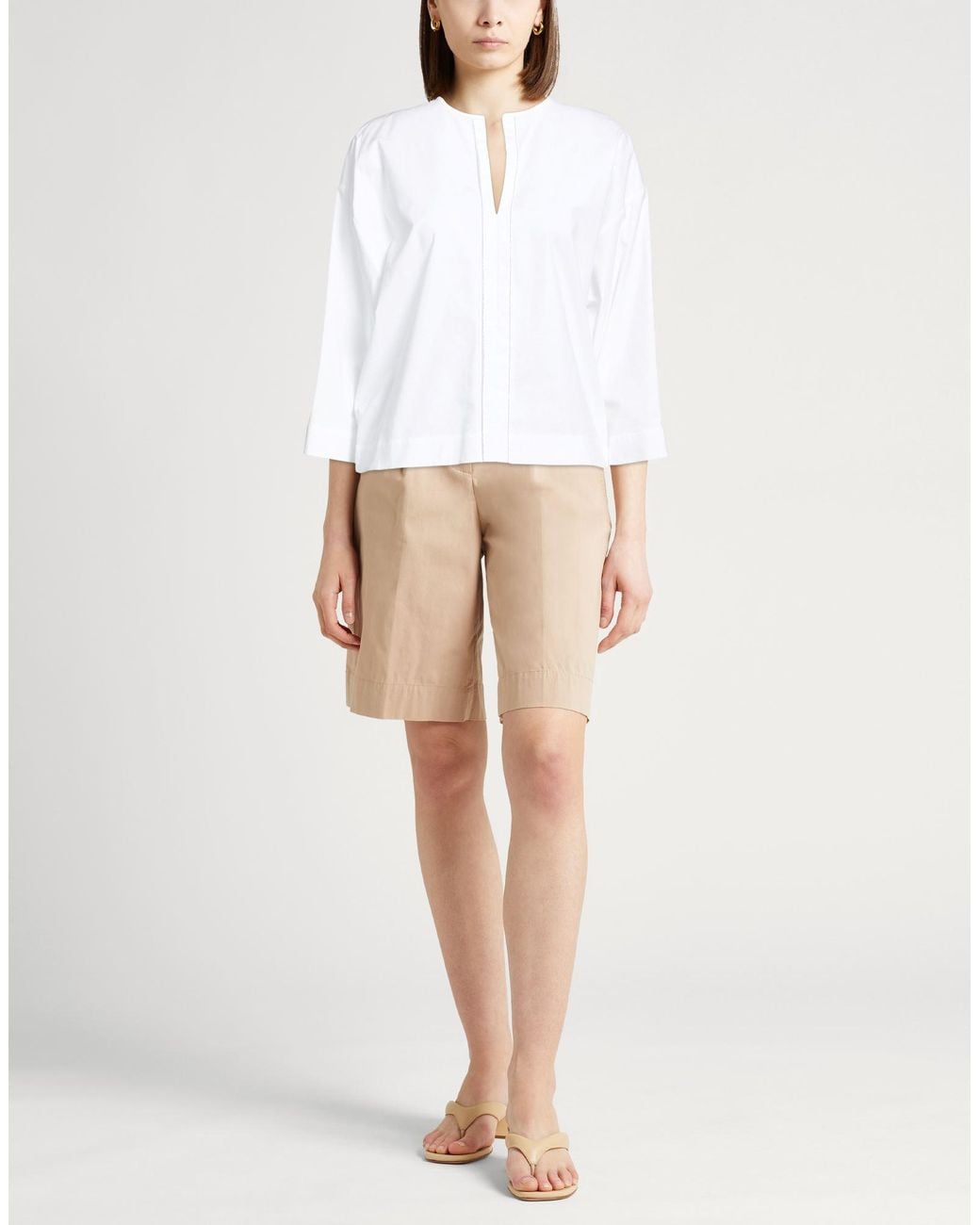 Peserico White Top Cotton, Elastane