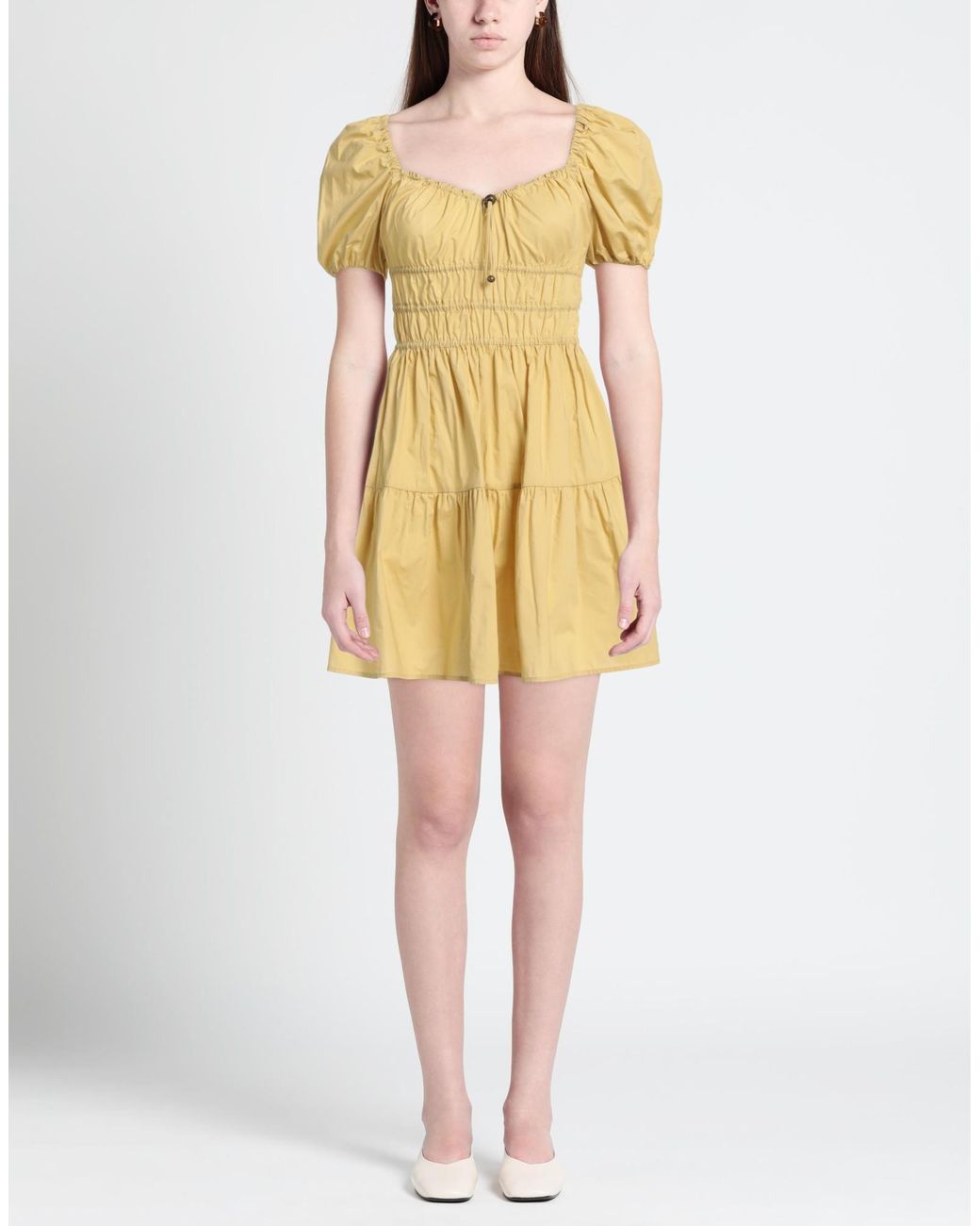 Pinko Yellow Mini Dress
