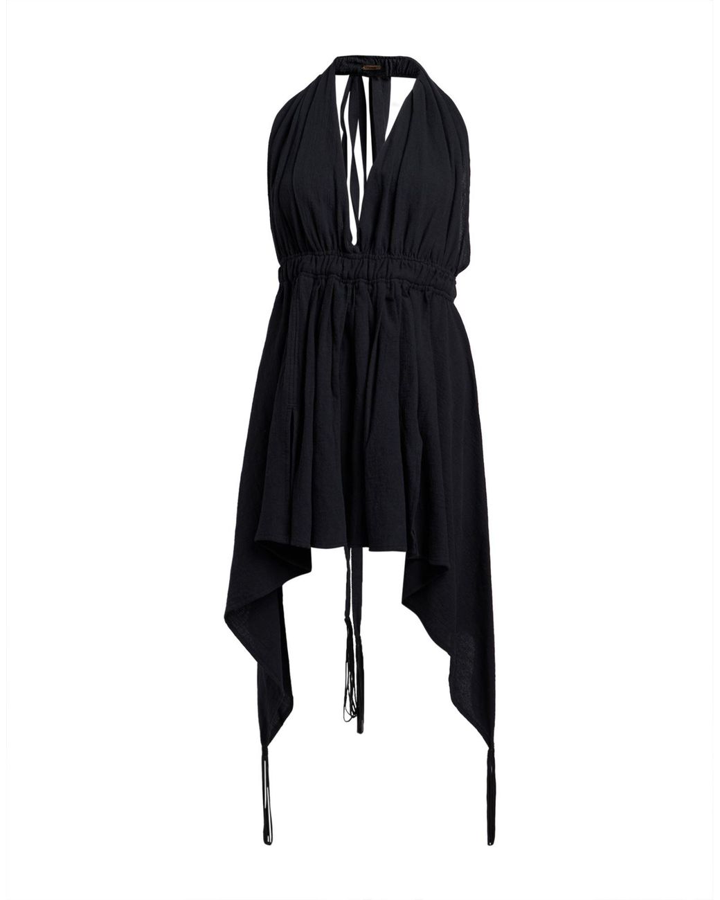 Caravana Black Charcoal Midi Dress Cotton