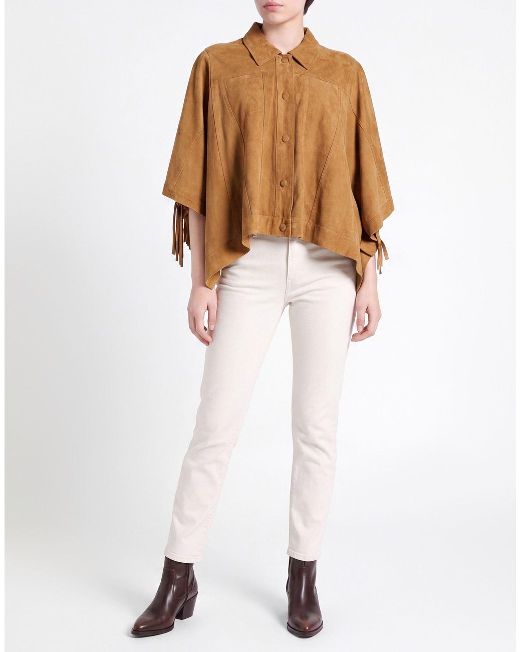 Bully Brown Camel Jacket Leather