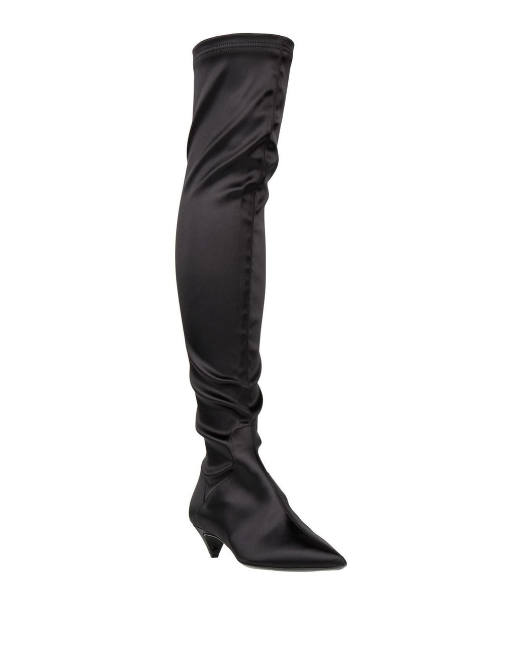 Strategia Black Boot Textile Fibers