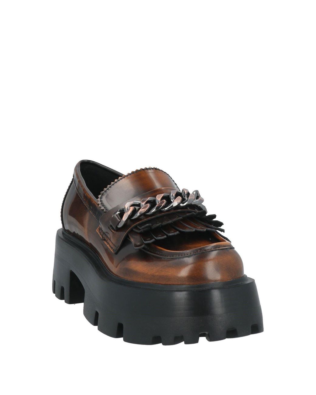 Steve Madden Brown Loafers Leather