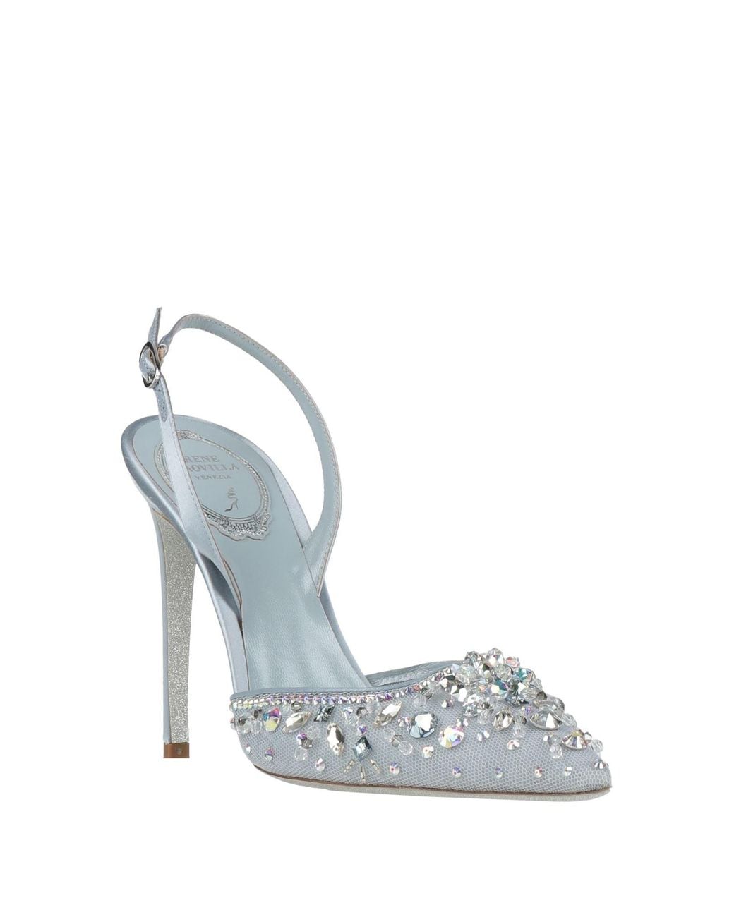 Rene Caovilla Metallic Pumps Textile Fibers