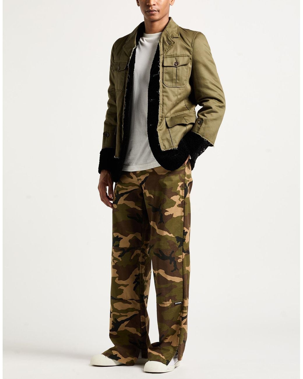 Comme des Garçons Green Jacket Rayon, Polyester for men