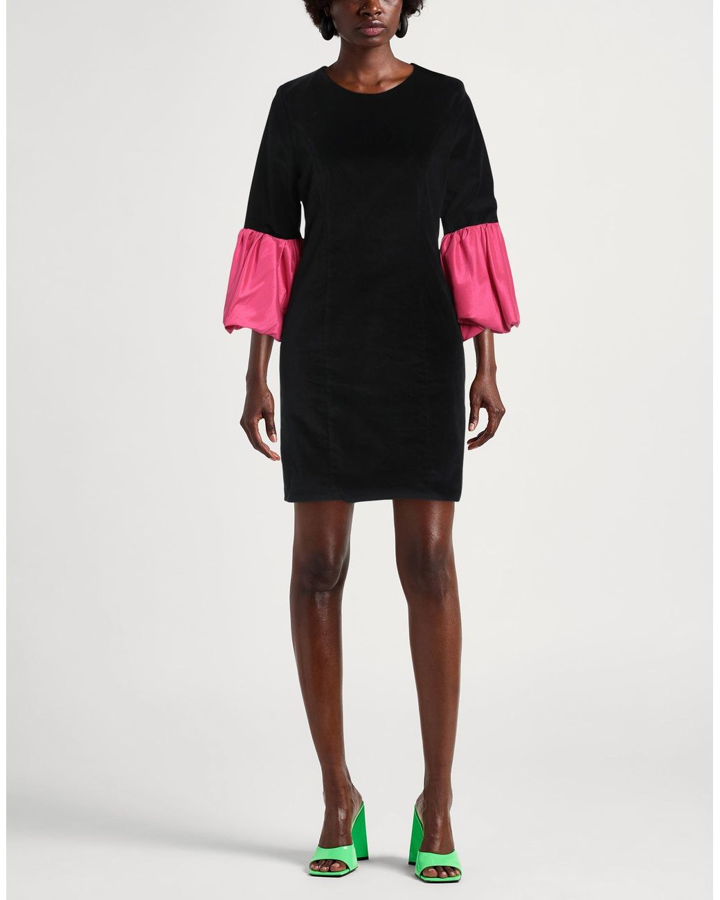 Kocca Red Mini Dress Cotton, Elastane