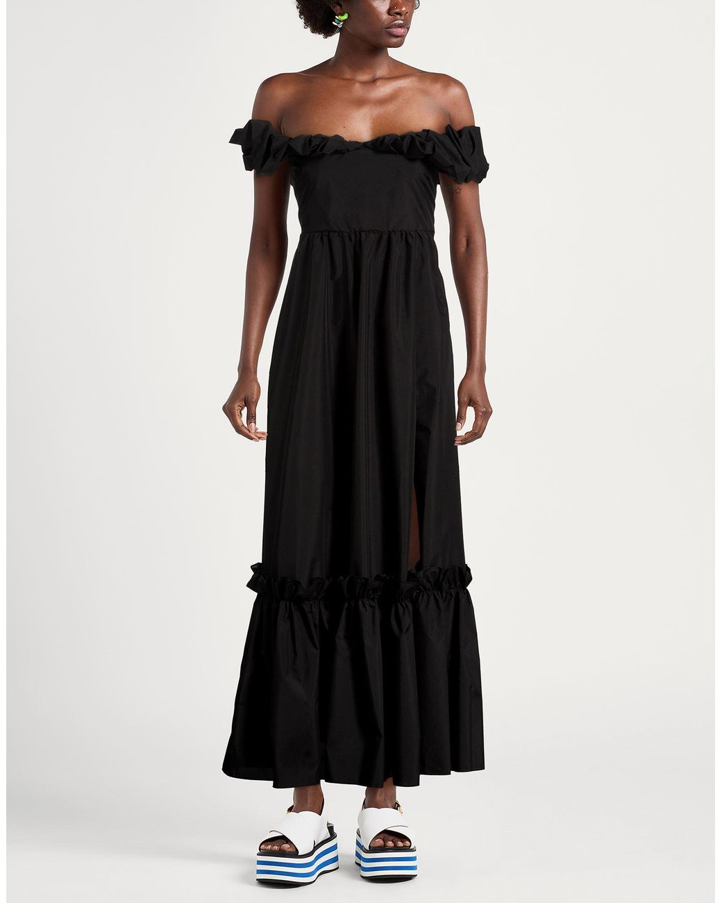 LoveShackFancy Black Maxi Dress
