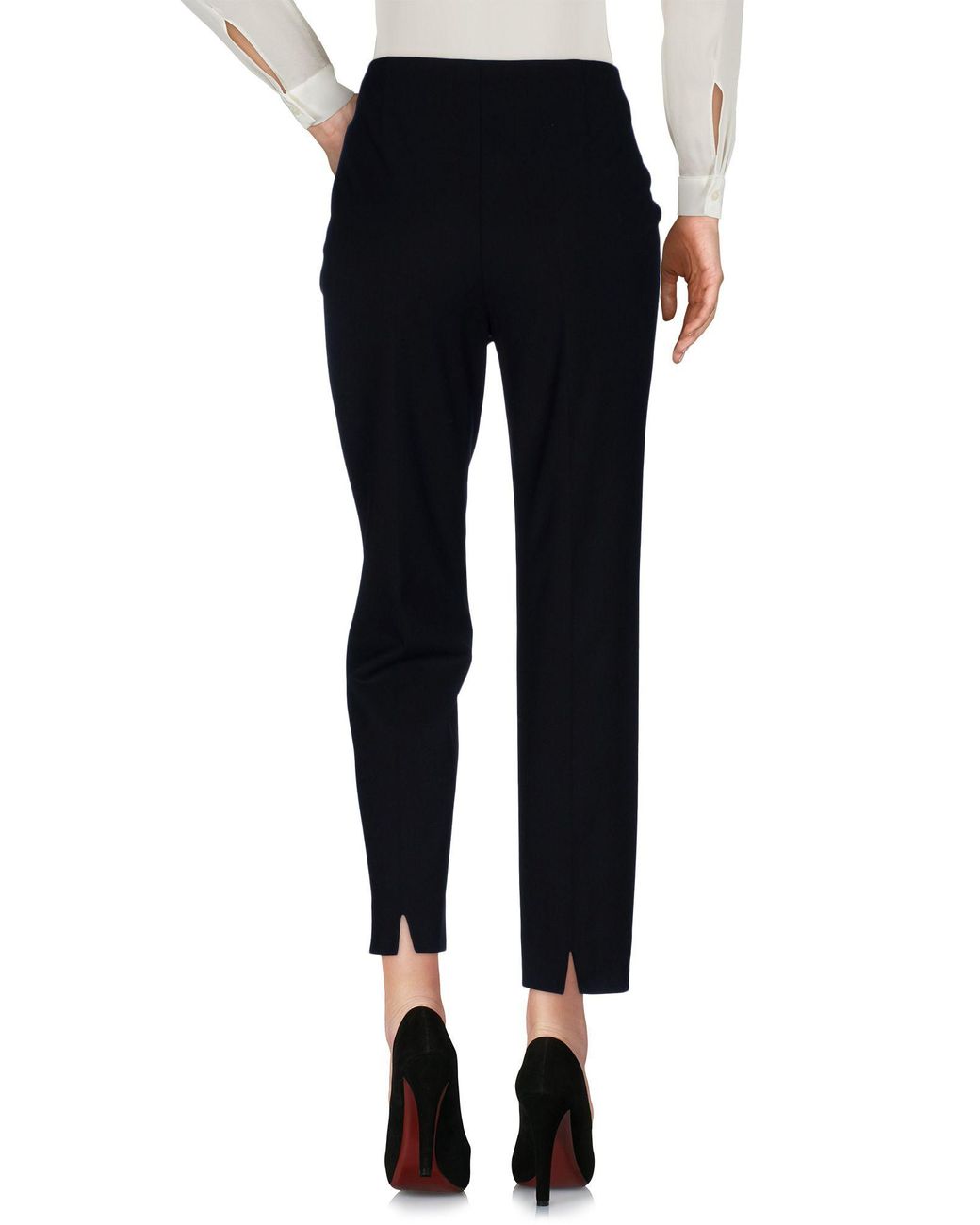 Piazza Sempione Blue Pants Virgin Wool, Polyamide, Elastane