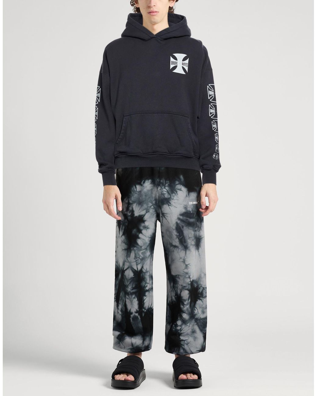 Rhude Blue Midnight Sweatshirt Cotton for men