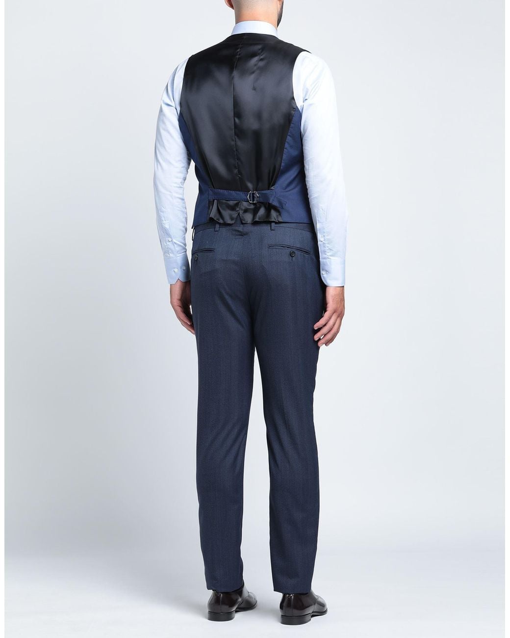 Lardini Blue Tailored Vest for men
