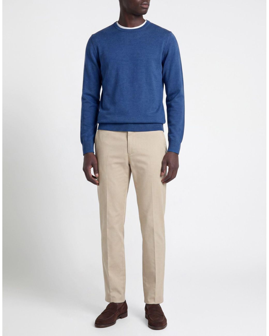 Rossopuro Blue Sweater Wool for men