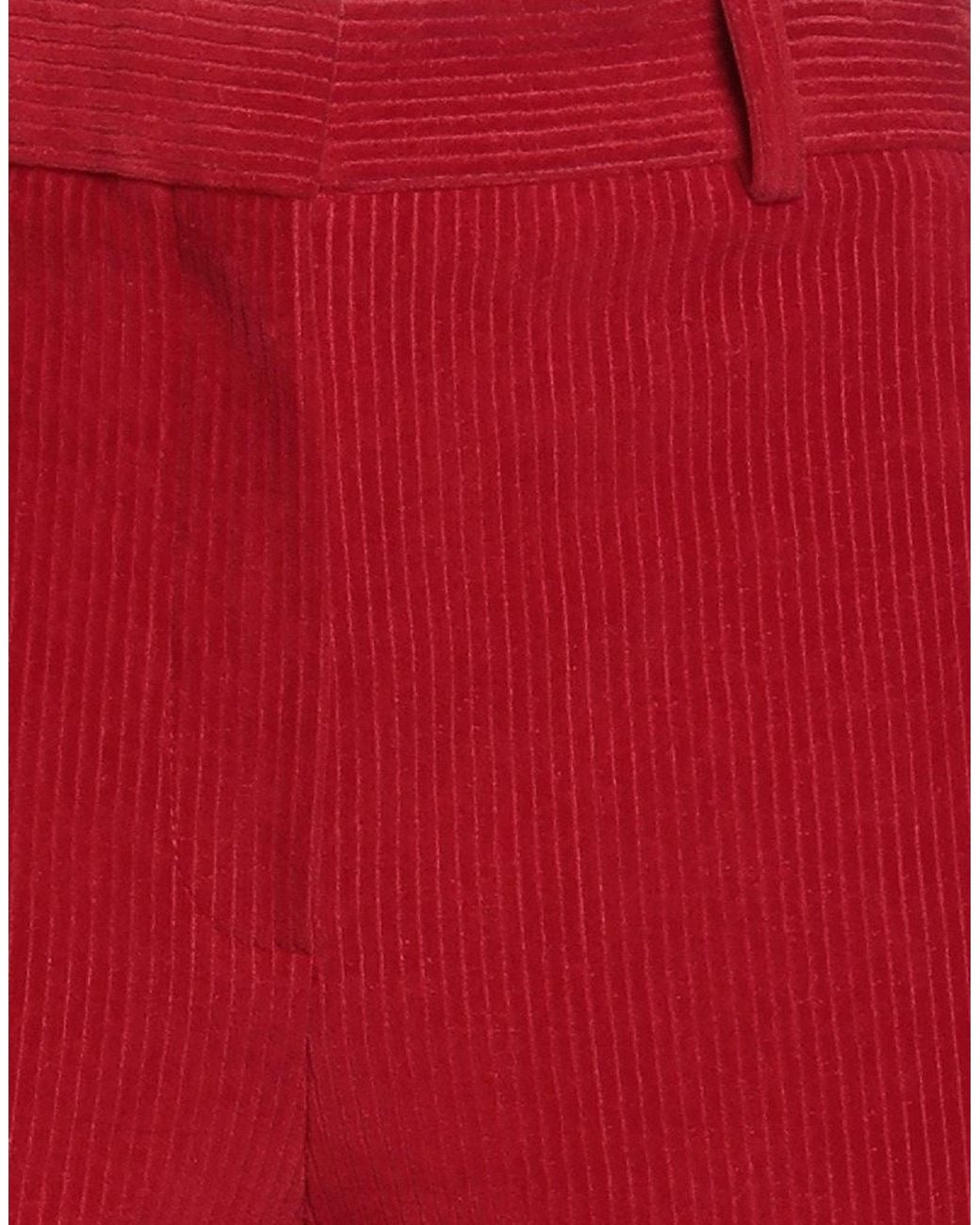 Circolo 1901 Red Pants Cotton, Polyester