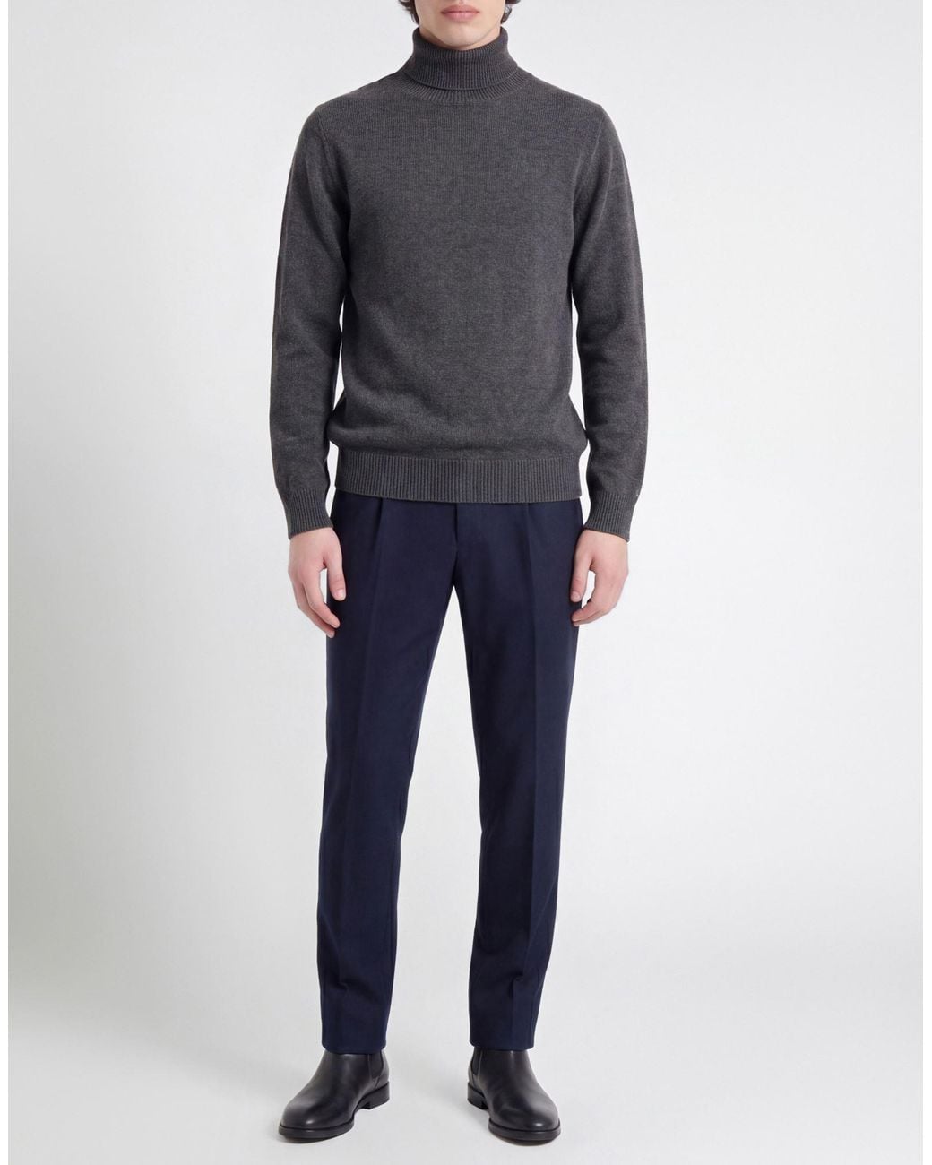 Grifoni Gray Turtleneck Cashmere for men