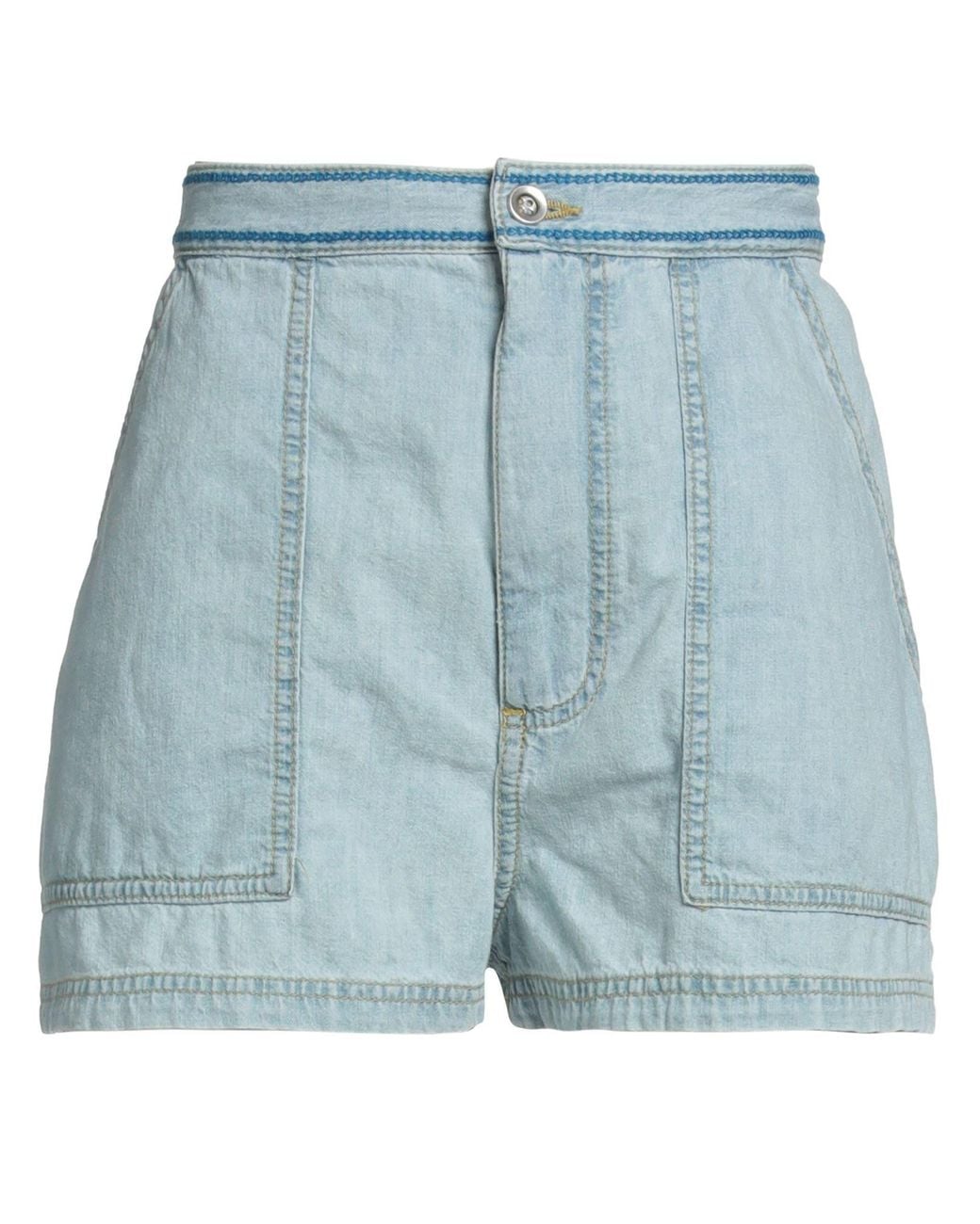 Marni Blue Light-Colored Denim Shorts