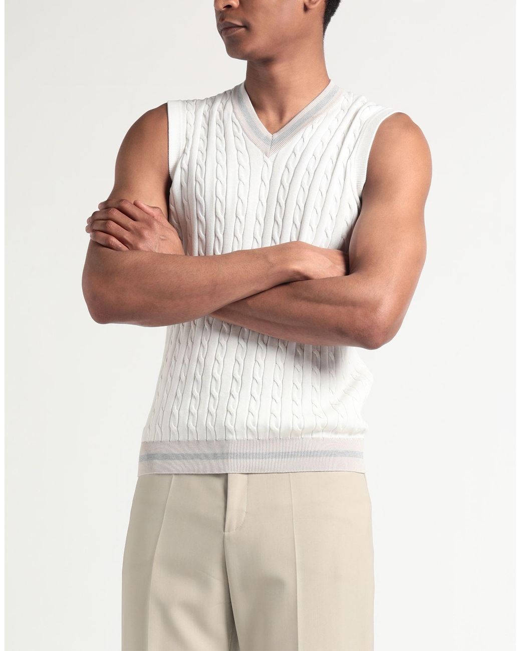 Eleventy White Jumper for men