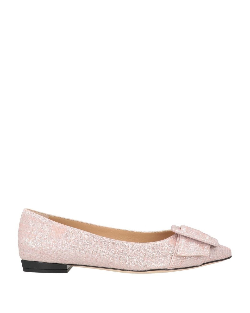 Sergio Rossi Pink Ballet Flats