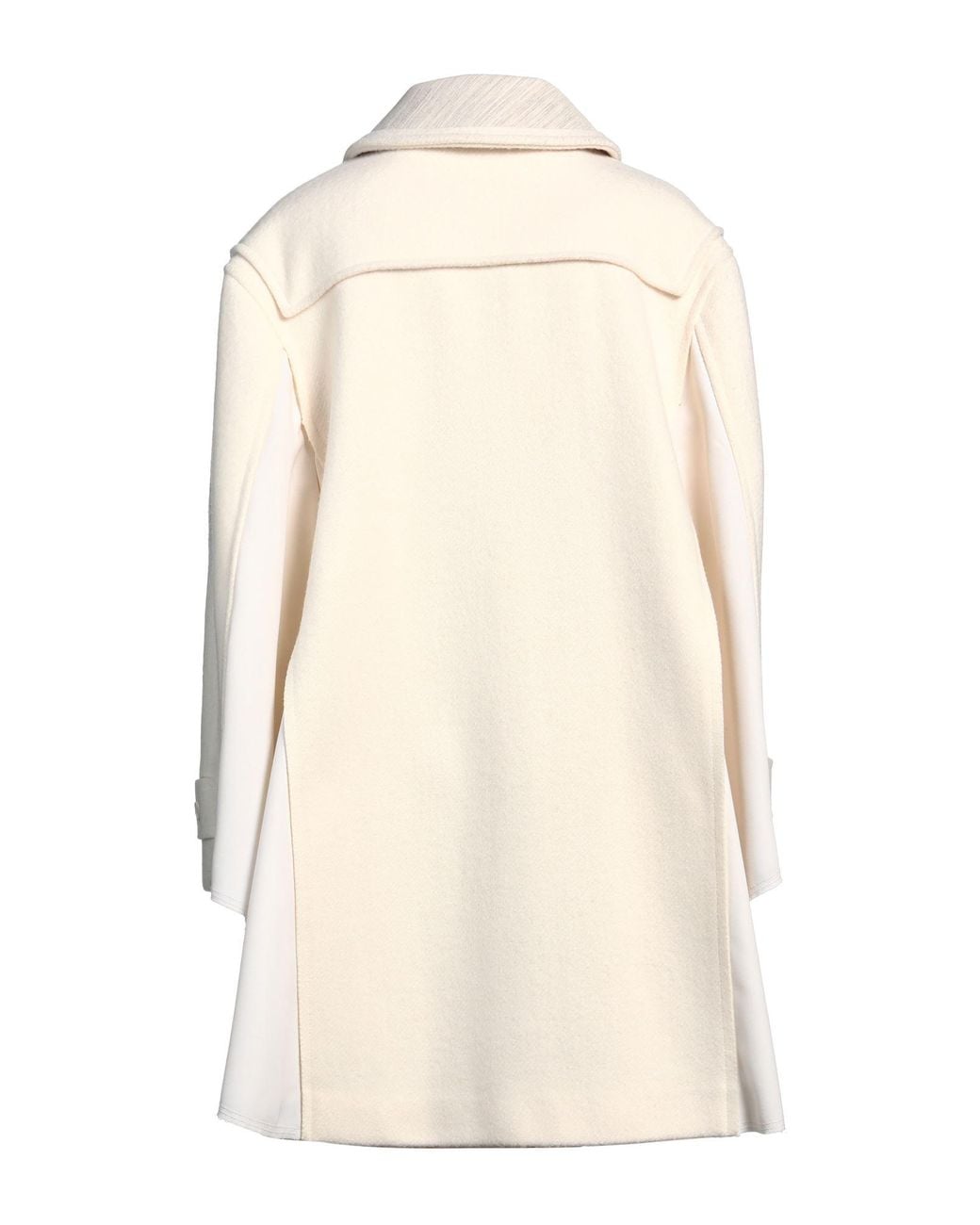 Maison Margiela Natural Wool-Blend Duffle Toggle Coat