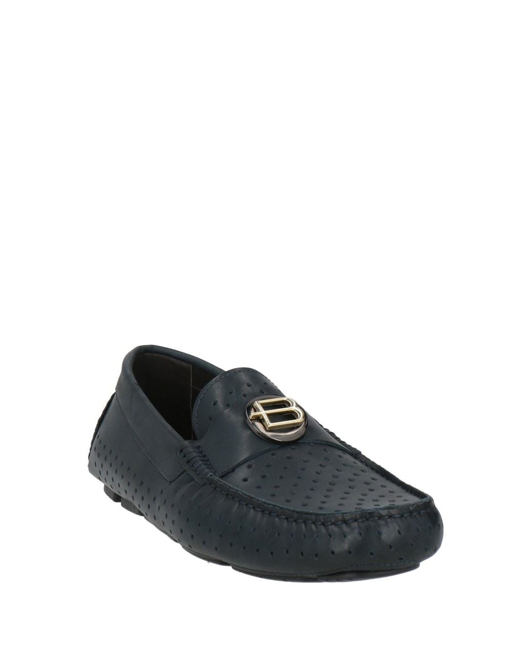 Baldinini Blue Midnight Loafers Calfskin for men