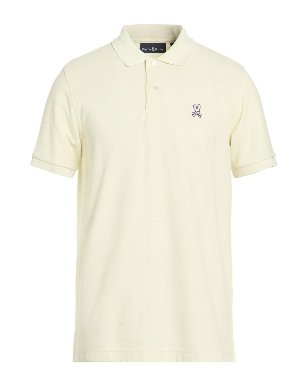Psycho Bunny Natural Polo Shirt Pima Cotton for men