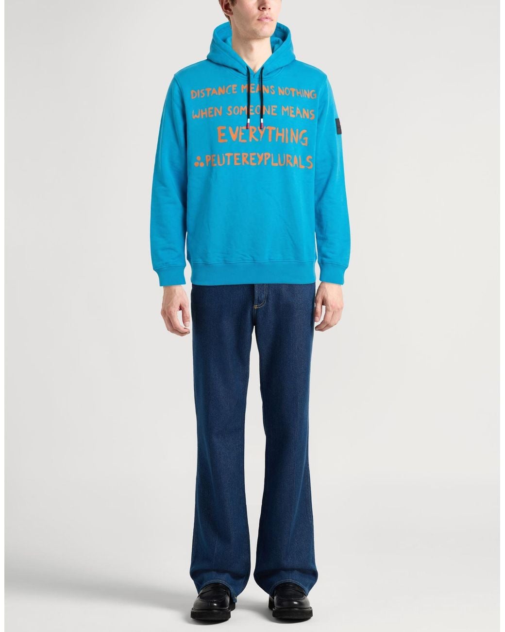 Peuterey Blue Azure Sweatshirt Cotton for men