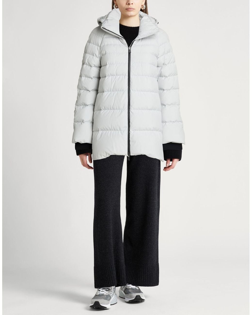 Herno Gray Puffer Polyester, Ptfe
