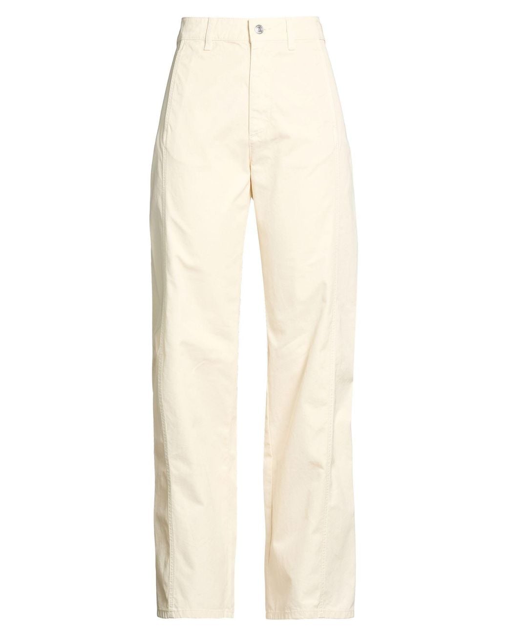 Department 5 Natural Cream Pants Cotton