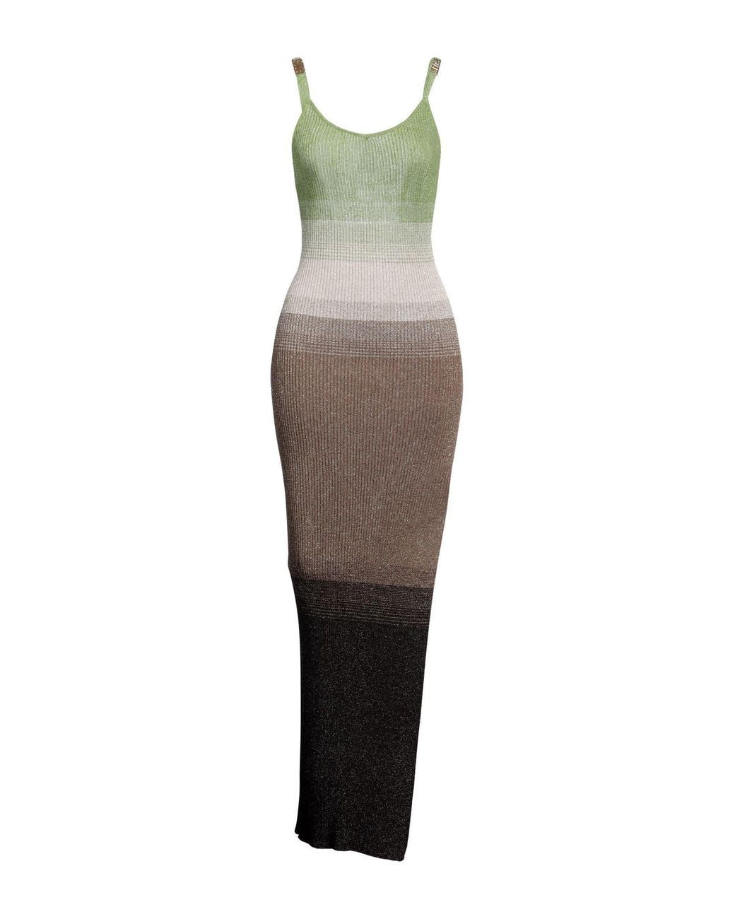 Gcds Brown Maxi Dress