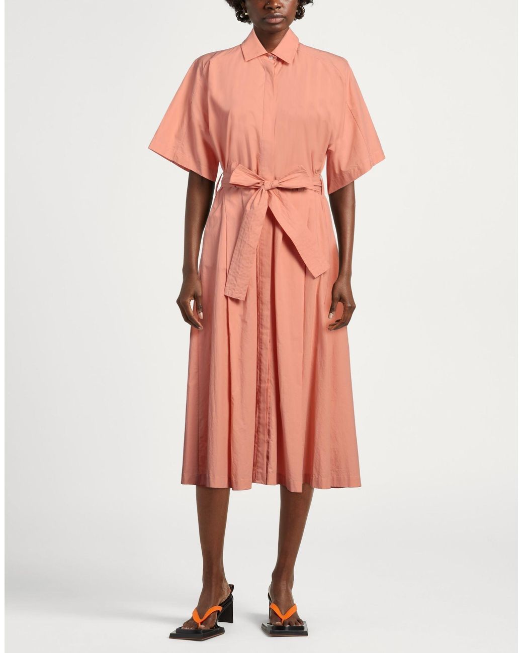 Vestido midi Fedeli de color Pink
