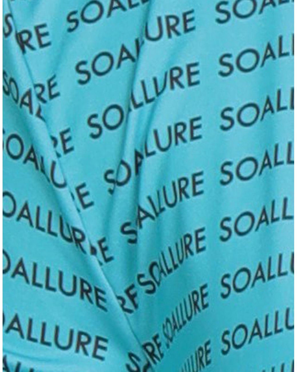 Soallure Blue Top Polyester, Elastane