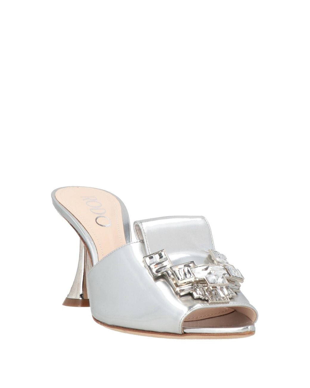 Rodo White Sandals Leather