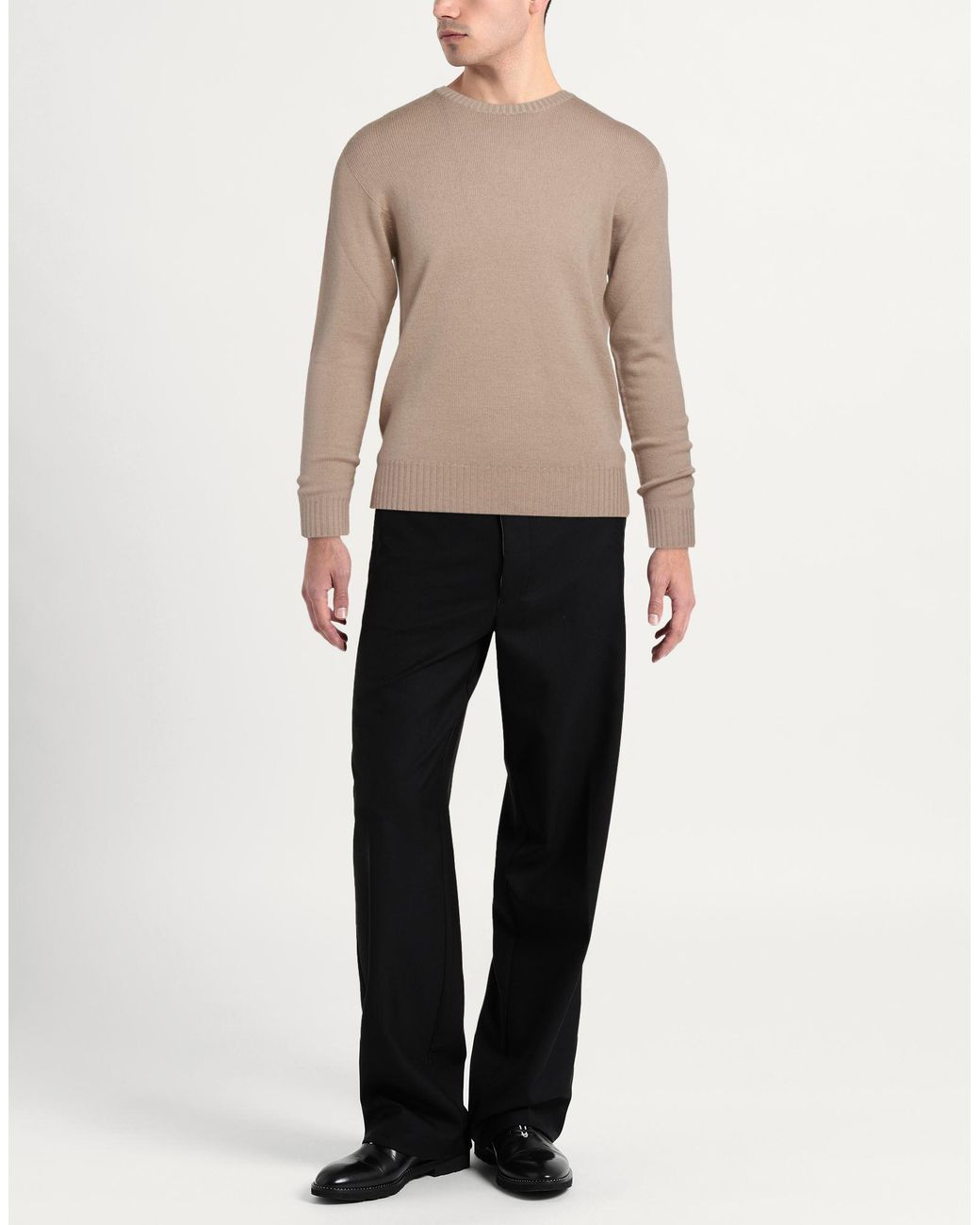 Retois Brown Sweater Merino Wool for men