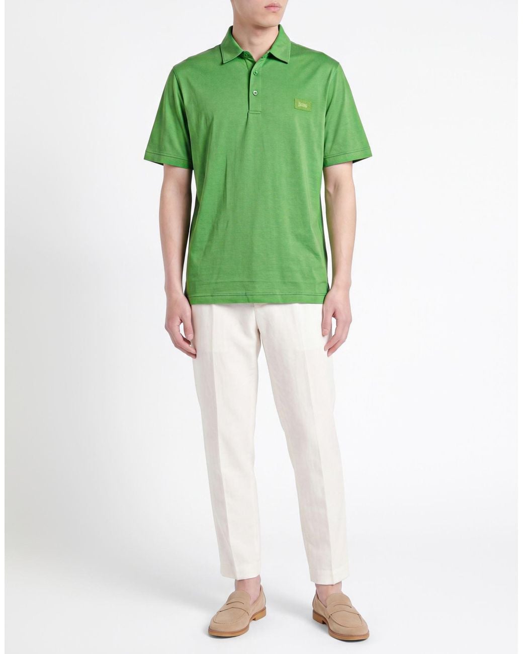 Polo di Herno in Green da Uomo