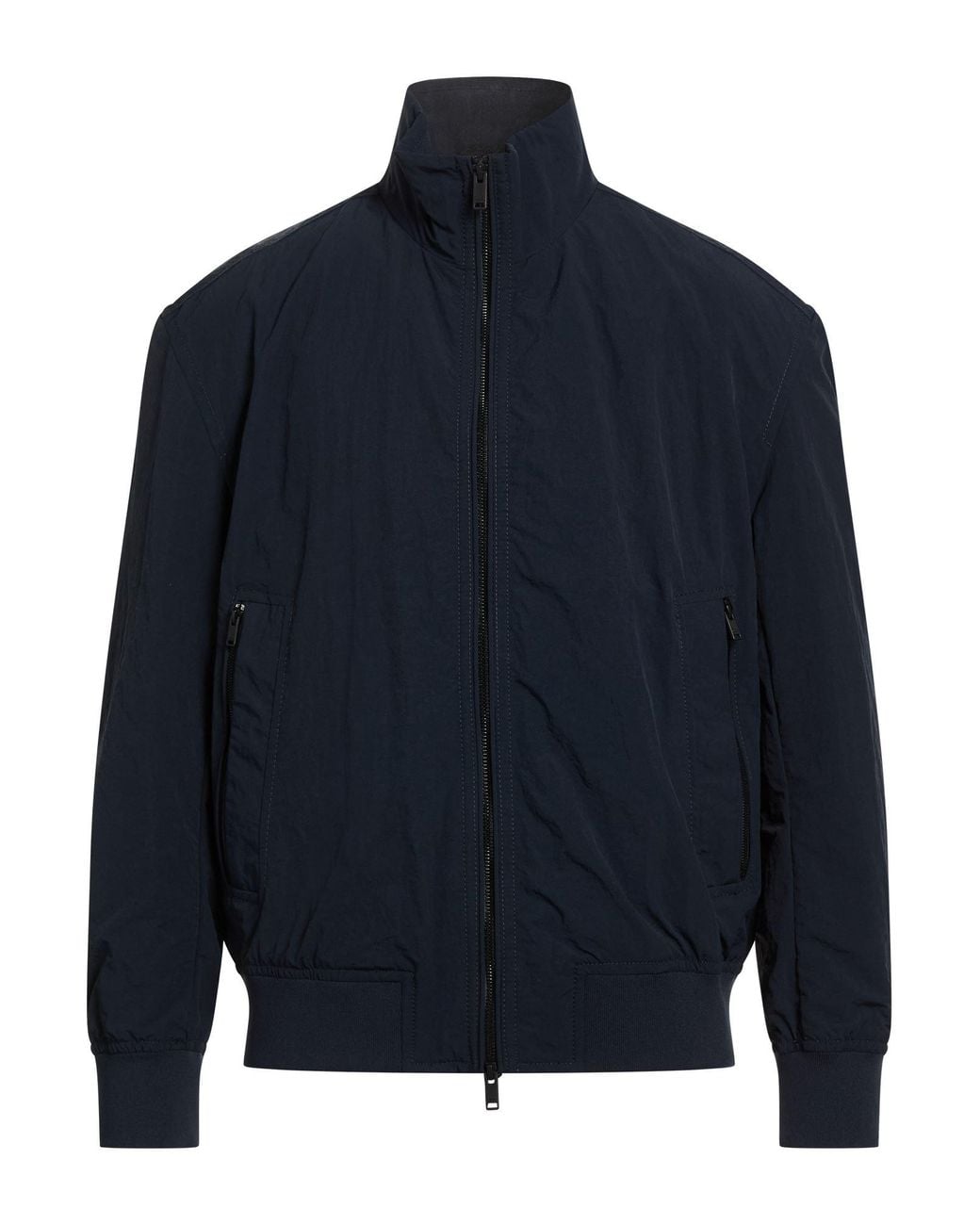 Boss Blue Midnight Jacket Recycled Polyamide for men