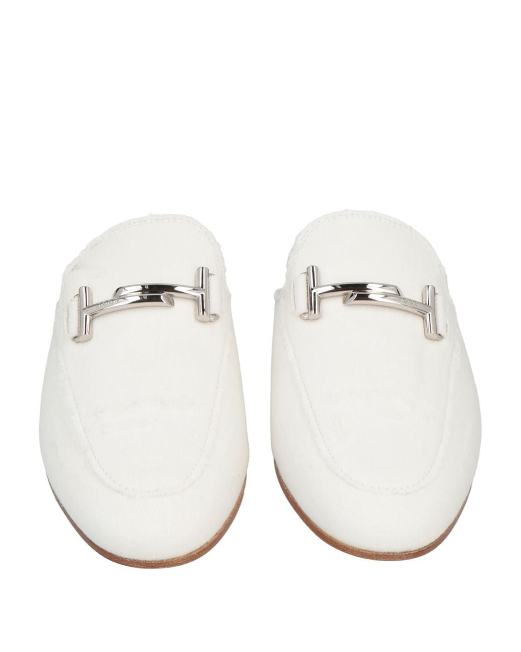 Tod's White Mules & Clogs