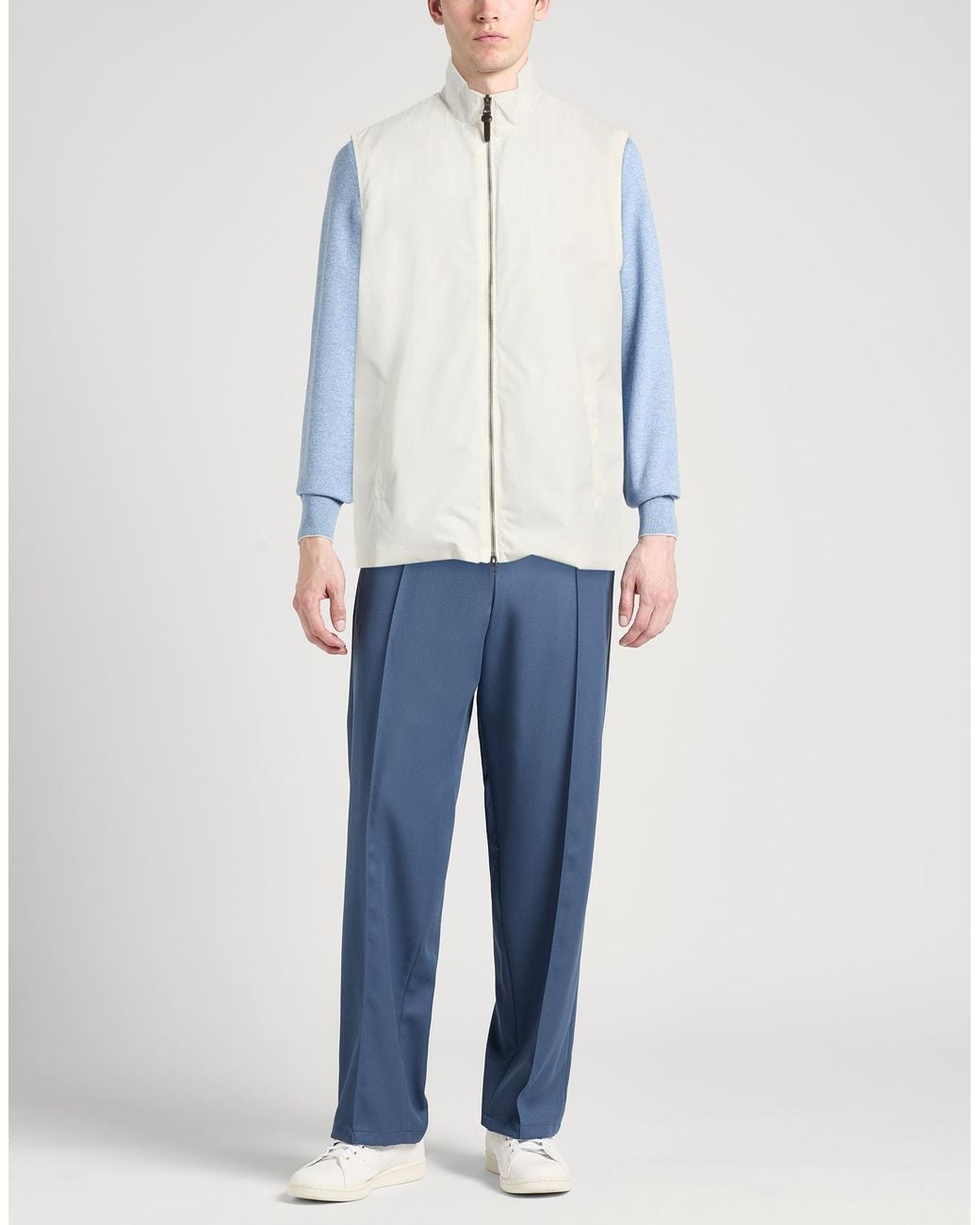 Hackett White Gilet for men