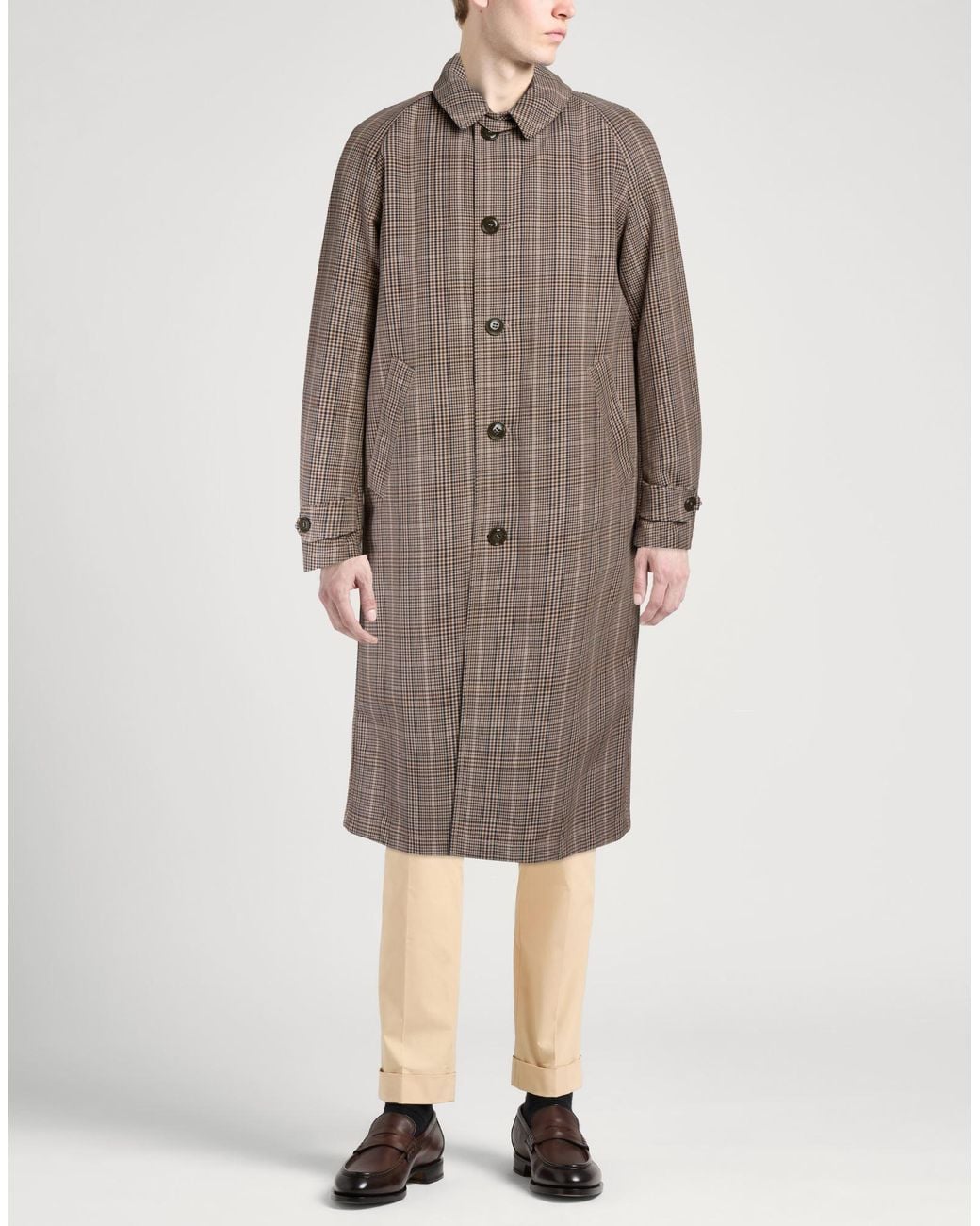 Aspesi Brown Coat for men